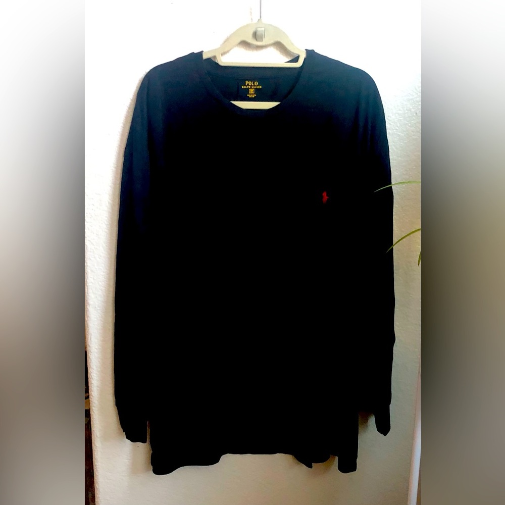 Pre-owned Black Ralph Lauren Classic Fit Pocket T-shirt